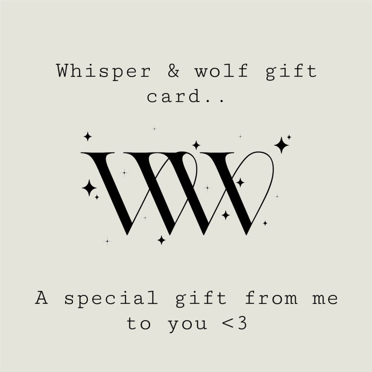 GIFT CARD
